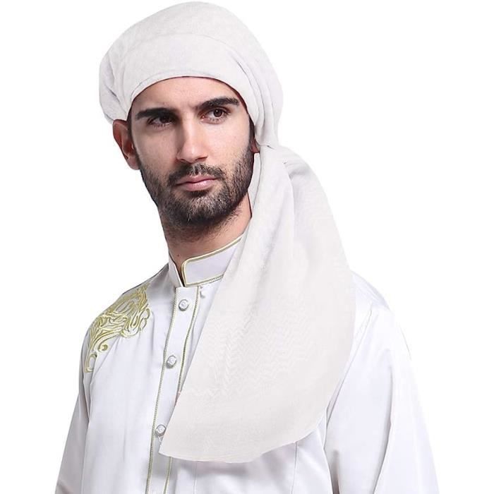 Foulard Shemagh Arabe pour Homme Marron Taille 140x140cm Tissu Super Elastique Blanc Cdiscount Pret a Porter