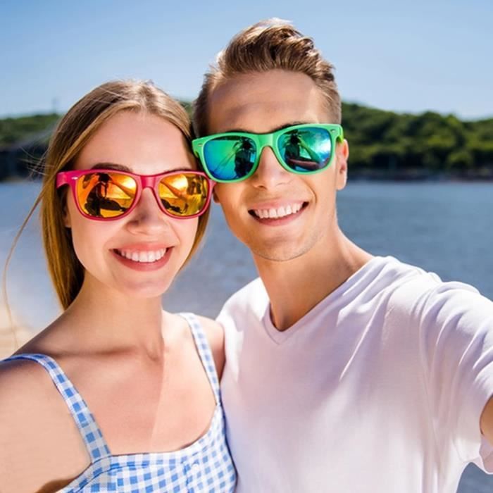 Lunettes de soleil colorées deals