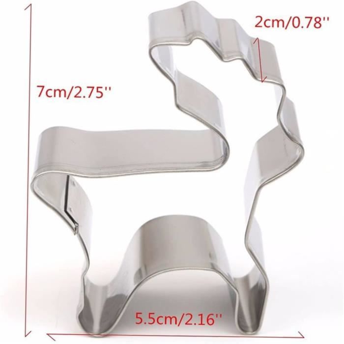 Lot De 4 Emporte-pièces Ronds De 5 Cm En Acier Inoxydable