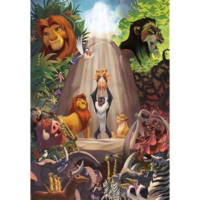 Puzzle 1000 Pièces - CLEMENTONI - Le Roi Lion - Éco-Responsable - 70 x ...