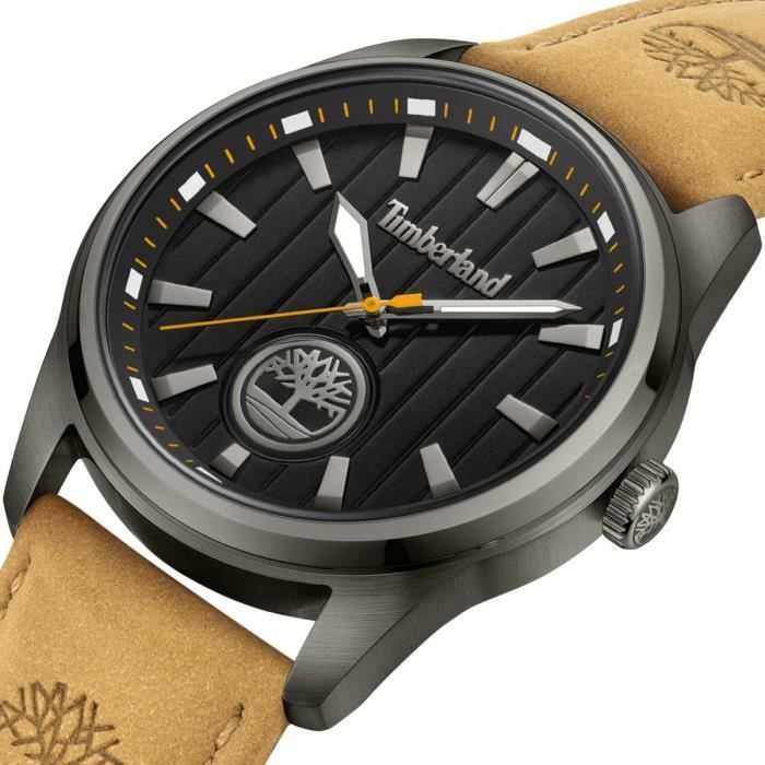 Montre Homme TIMBERLAND en Cuir Marron Etanche 244509