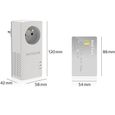 NETGEAR PLP1000-100FRS Pack de 2 prises CPL 1000 Mbps avec Prise filtrée et Port Ethernet Compatibles avec tous les modèles de la ga-2
