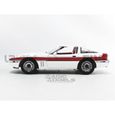 Voiture Miniature de Collection - GREENLIGHT COLLECTIBLES 1/18 - CHEVROLET Corvette C4 Coupe - A Team - 1984 - Blanc / Rouge - 13532-2
