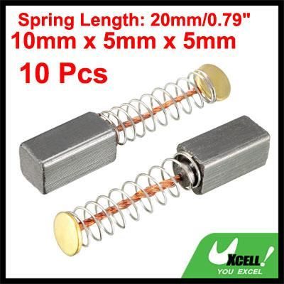 Balais En Carbone Pour Perceuse électrique - Lot De 10 Paires, Dimensions 10x8x5 Mm, Uxcell