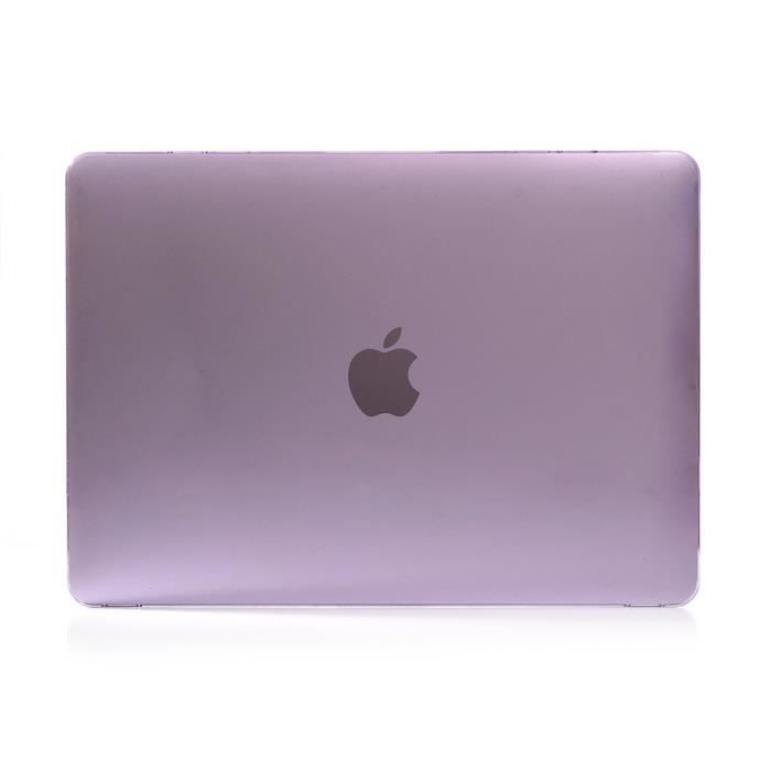 Coque MacBook Pro 15 Touch Bar Housse Modele A1990 A1707 Anti Choc Rigide Etui de Protection voilet