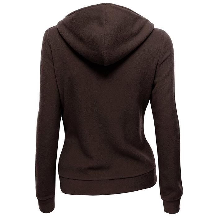 Veste Polaire Femme Hiver – Sherpa Doux, Zippée – Style Oversized – Pour Automne/Hiver – Grande Taille Disponible