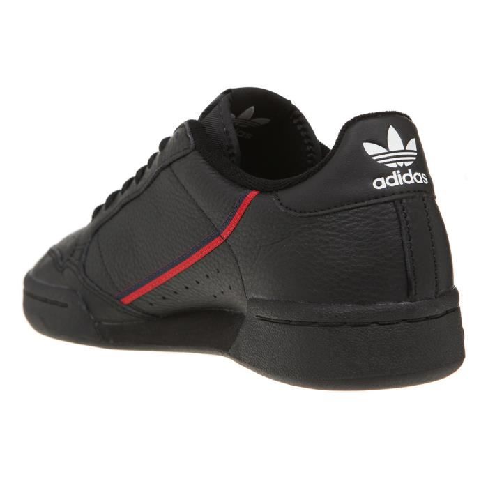 Adidas continental hot sale 80 noir rouge