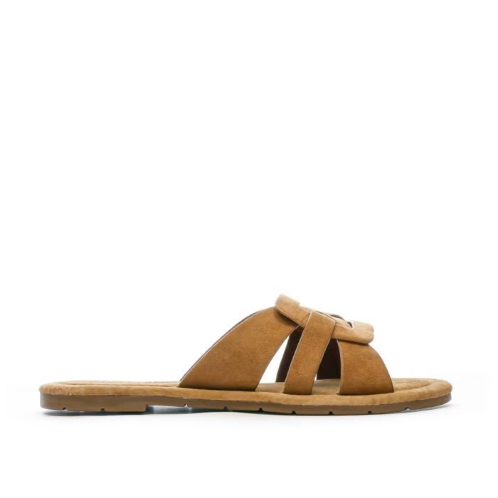 CHATTAWAK Sandale à Talon Femme 18HAUSTINVCAMEL36 - Camel Taille 36