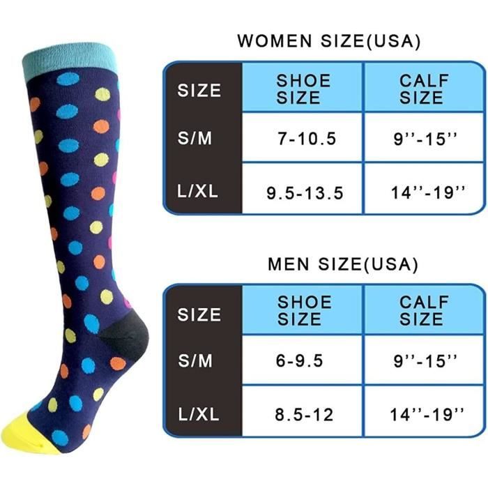 Chaussettes De Compression Travelon Noir - Taille S/M (hommes 6-9, Femmes 8-11) Idéales Pour Voyager