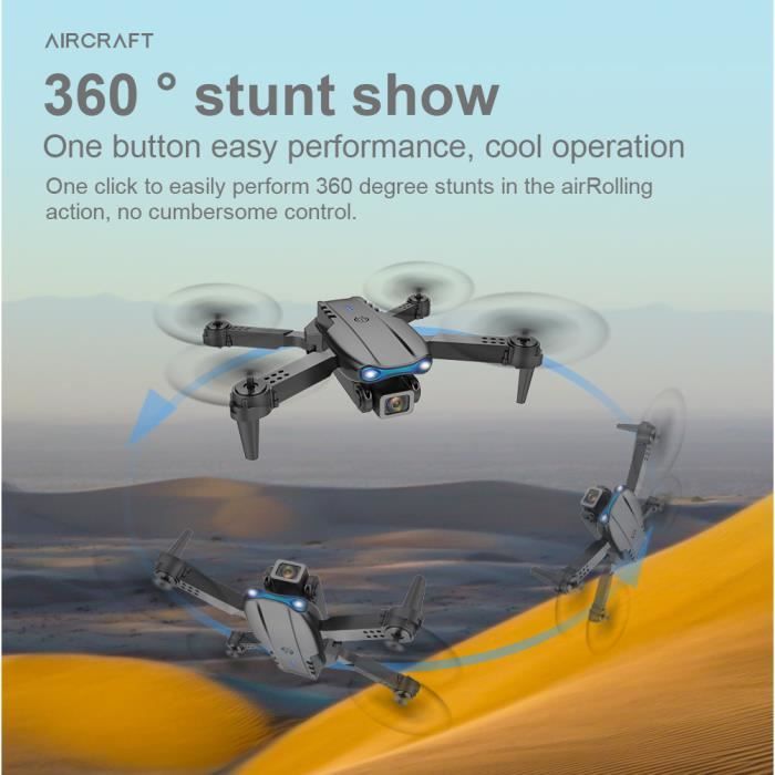 IDEA10 Mini Drone pour Débutant, Quadricoptère Télécommandé avec Caméra  720P, Positionnement du Flux Optique, Transmission FPV, 18 Minutes de Vol,  2 Batterien, Jouet Drone à 2 Caméra : : Jeux et Jouets