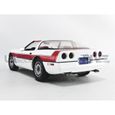 Voiture Miniature de Collection - GREENLIGHT COLLECTIBLES 1/18 - CHEVROLET Corvette C4 Coupe - A Team - 1984 - Blanc / Rouge - 13532-3