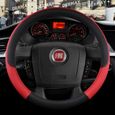 Noir - Pour Fiat Ducato housse de volant de voiture en cuir PU 100% marque accessoires automobiles de haute q-3
