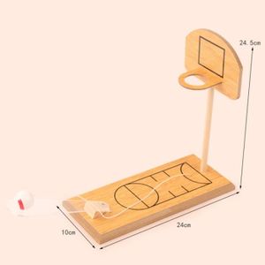 TABLE JOUET D'ACTIVITÉ Jouet de basketball de bureau en bois Mini jeu de 