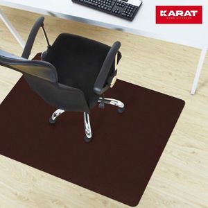 GGoty Tapis De Chaise De Bureau Rond - Protection De Sol Dur - Antidérapant - Pour Bureau, Maison, Salon, Salle D'étude (68,6 Cm De Diamètre, Gris