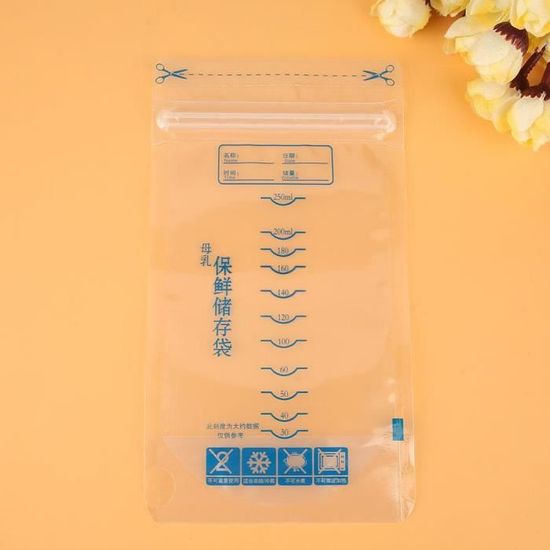 JOYKK 30 pi/èces 100 Sacs de Rangement pour cong/élateur de Lait Maternel b/éb/é Contenant de Lait Maternel s/ûr