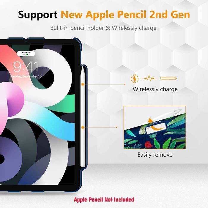 FINTIE Coque pour iPad Air 2022 5ème Génération 10.9 Pouces/iPad