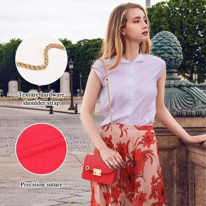 Petit Sac Bandouli re Pour Femme En Cuir Pu Sac Port paule