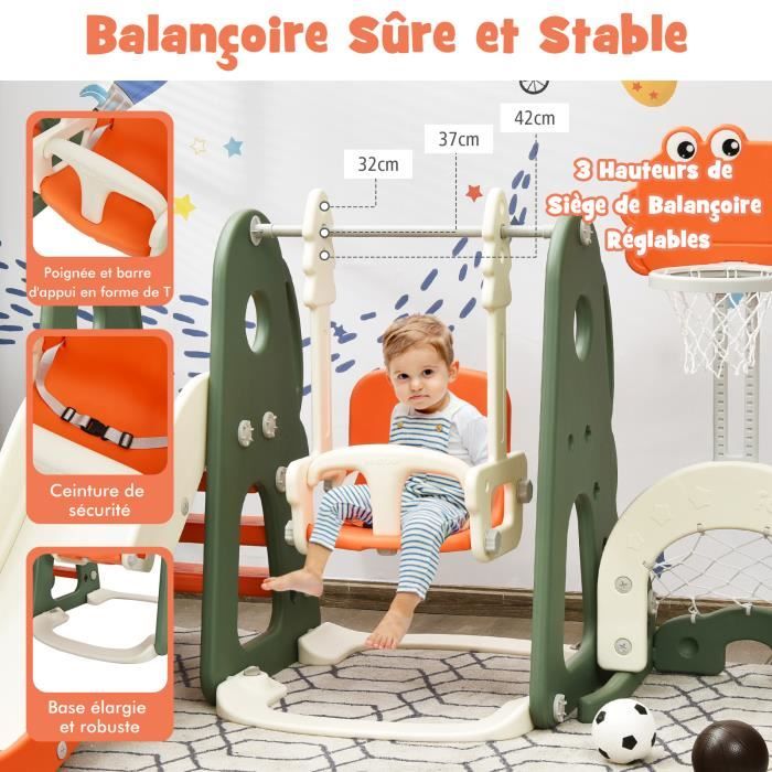 Aire De Jeux Intérieure 7 En 1 Pour Enfants De 3 à 7 Ans Jouets D Pour Tout Petits Avec Toboggan Filet Descalade Echelle Maison Chic 85131298 Aire De Jeux Intérieure 7 En 1 Pour Enfants De 3 à 7 Ans Jouets D Pour Tout Petits Avec Toboggan Filet Descalade Echelle Maison Chic 85131298