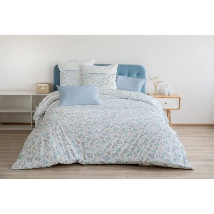 Home Linge Passion Dekbedovertrek 3-delig – 240x260 Cm, 100% Katoen, 57 Draden, Klei/blauw Design