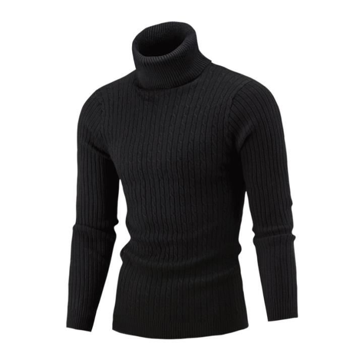 Pull col roulé homme pas cher outlet