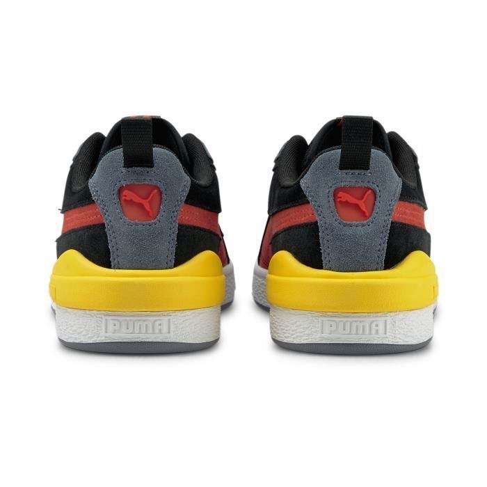 Puma suede gris jaune clearance