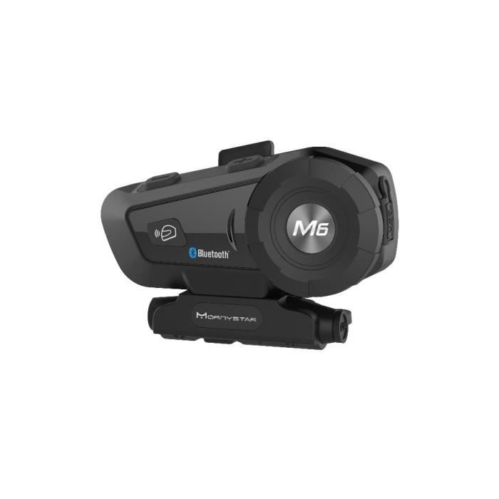 RUMOCOVO Oreillette Bluetooth M6 Plus Multi BT pour Moto