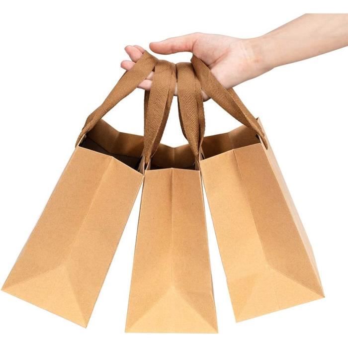 sacs en papier, sac de cadeau de papier, emballage de sac de