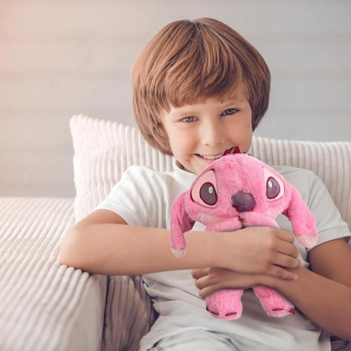 Rose Stitch Qui Respire Peluche Stitch Veilleuse Bebe Ma Stitch Calin Bonne Nuit Doudou Musicale Apaisante Cadeau Fille Garcon Cdiscount Puericulture Eveil bebe