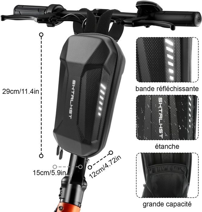 Antivol Vélo Pliable COICER 85 Cm – Haute Sécurité, 3 Clés, Avec Support Pour Cadre, Compatible Scooter Et Moto