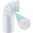 Tuyau Climatiseur Mobile, Tuyau D'évacuation D'air En Pvc Tube De Ventilation Tuyau Kit Diamètre 13cm/15cm (200CM Longueur)