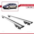Barres De Toit Pour Opel Astra J (P09) ST 2010-2015 – Modèle Hook, Aluminium Noir, Charge Max 75 Kg - 5
