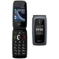 Gigaset GL7 Téléphone portable à clapet pour séniors Touche SOS gris titanium-0