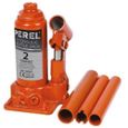 Perel vérin hydraulique 2 tonnes 15,8 x 30,8 cm acier orange-0