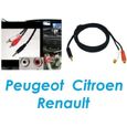 Cable Auxiliaire MP3 pour autoradios d'origine Citroen C1 C2 C3 C4 C5 C6 Picasso Skyexpert-0
