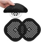 QJRRX Filtre À Évier，2 Pcs Protection de Drain de Silicone, Filtre Evier avec Ventouse, Filtre de Couverture de Drain de Baignoire