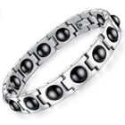 Bracelet homme FESTIVUS - Classique - Pierre Sanitaire - Magnétique - Antiallergie