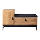 CALICOSY - Banc d'entrée avec rangements chaussures JILL - Bois clair