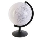 Jouet éducatif - JEUX 2 MOMES - Globe terrestre rotatif à colorier - Plastique - Pour enfants de plus de 6 ans