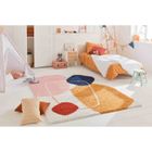 Tapis Shaggy Enfant - NAZAR - Aquarelle - 120x160 cm - Multicolore - Poils Longs