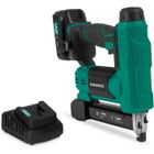 Agrafeuse-cloueuse sans fil VONROC 20V - 1000 agrafes & 1000 clous - Batterie 2.0Ah et chargeur inclus