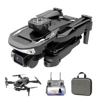 HYTOBP Drone 4K WiFi FPV Évitement d'obstacles à 360°, Mode sans tête avec Deux Caméras, 3 Batteries Cadeau et Jouet pour Débutant
