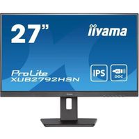 Ecran PC - IIYAMA ProLite XUB2792HSN-B5 - 27" FHD - Dalle IPS - 4 ms - 75Hz - HDMI  / DisplayPort / USB-C Dock / USB Hub - Pied
