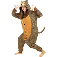 Déguisement léopard onesie femme et homme- Funidelia- 117324  Animaux, Désert, Jungle - Multicolore- Halloween- Carnaval et Noel