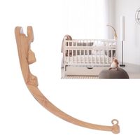 Bras mobile pour berceau - SURENHAP - Imitation Grain de bois - Blanc - Enfant - Non réglable - Plastique
