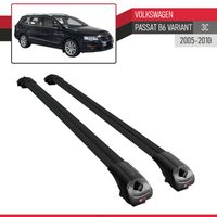 Barres De Toit Pour VW Passat B6 Variant (2005-2010) - OMAC - Argent - Charge 75kg - Neuf
