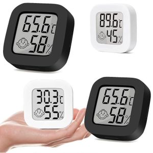 Thermometre Chambre Bebe, 3 Pièces Mini LCD Thermomètre Hygromètre  Interieur Hygromètre Humidité avec Indication du[S56]