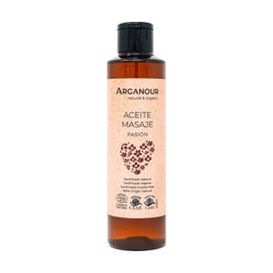 HUILE - LAIT MASSAGE ARGANOUR - Huile de massage Passion 100% naturelle bio 200 ml de huile