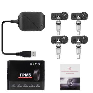 Alarme de surveillance TPMS du système de surveillance de la pression des pneus USB de voiture avec capteur externe pour la navigation Android système de contrôle de la pression des pneus android tpm 