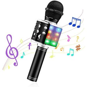 TOSING 04 Micro Karaoké Sans Fil Bluetooth,10W double haut-parleurs MIC  Volume +/-,USB/Aux bricolage aigus/graves/écho pour adultes/enfants maison  fête anniversaire noël tous smartphone/tv/pc(Or) : : Instruments  de musique et Sono