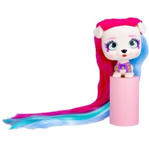 FIGURINE - PERSONNAGE Mini poupée VIP Pets IMC TOYS - Bow Power - Gwen - Cheveux extra longs - Accessoires colorés